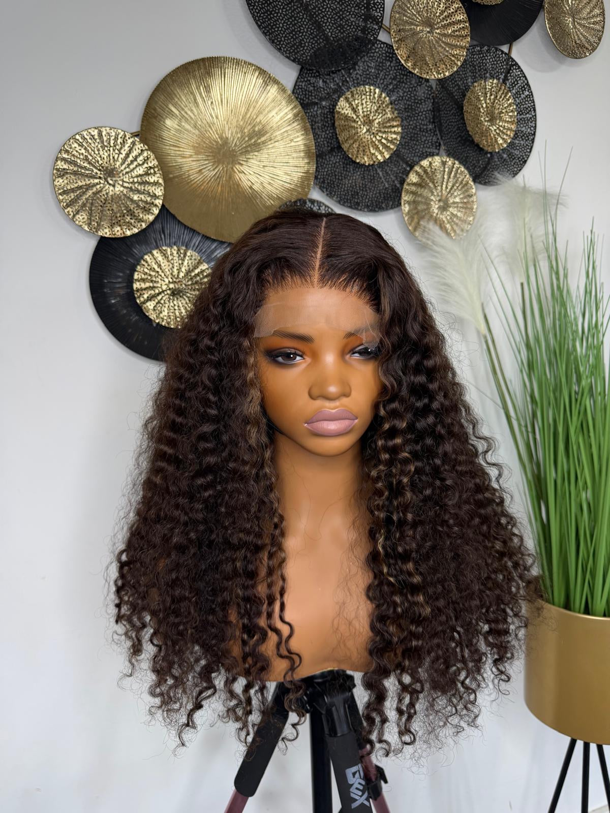 Vietnamese Deep Wave Haarkleuring met Highlights