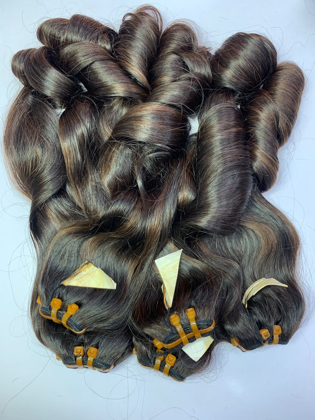 Bouncy Curls (Bundles) Highlight Brown