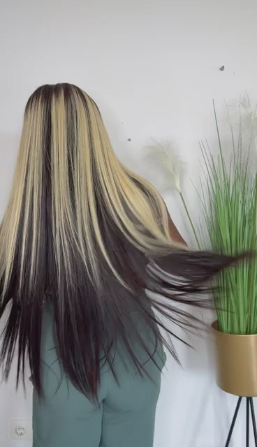 Vietnamese Raw Junior Donor Black, Brown and Blonde Layered