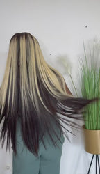 Vietnamese Raw Junior Donor Black, Brown and Blonde Layered